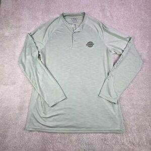 Marsh Wear Ride the Tide Mens Long Sleeve Performance Fishing Shirt Size L